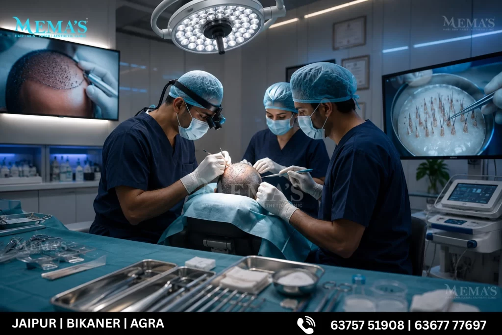 Hair restoration consultation