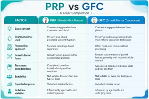 PRP vs GFC for Hair Growth